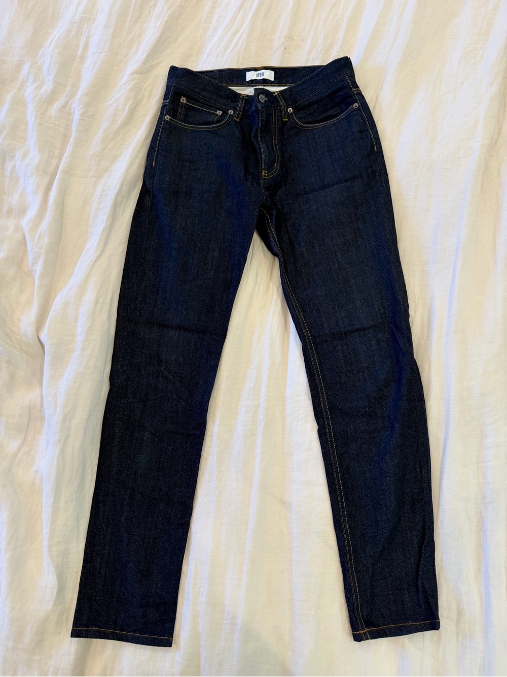 Spoke Slim Straight Men's Jeans in Dark Indigo